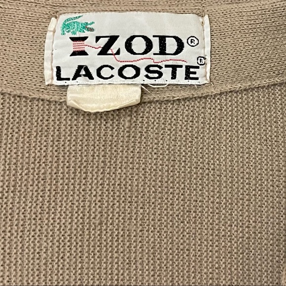 Izod Lacoste vintage cardigan - Picture 3 of 4